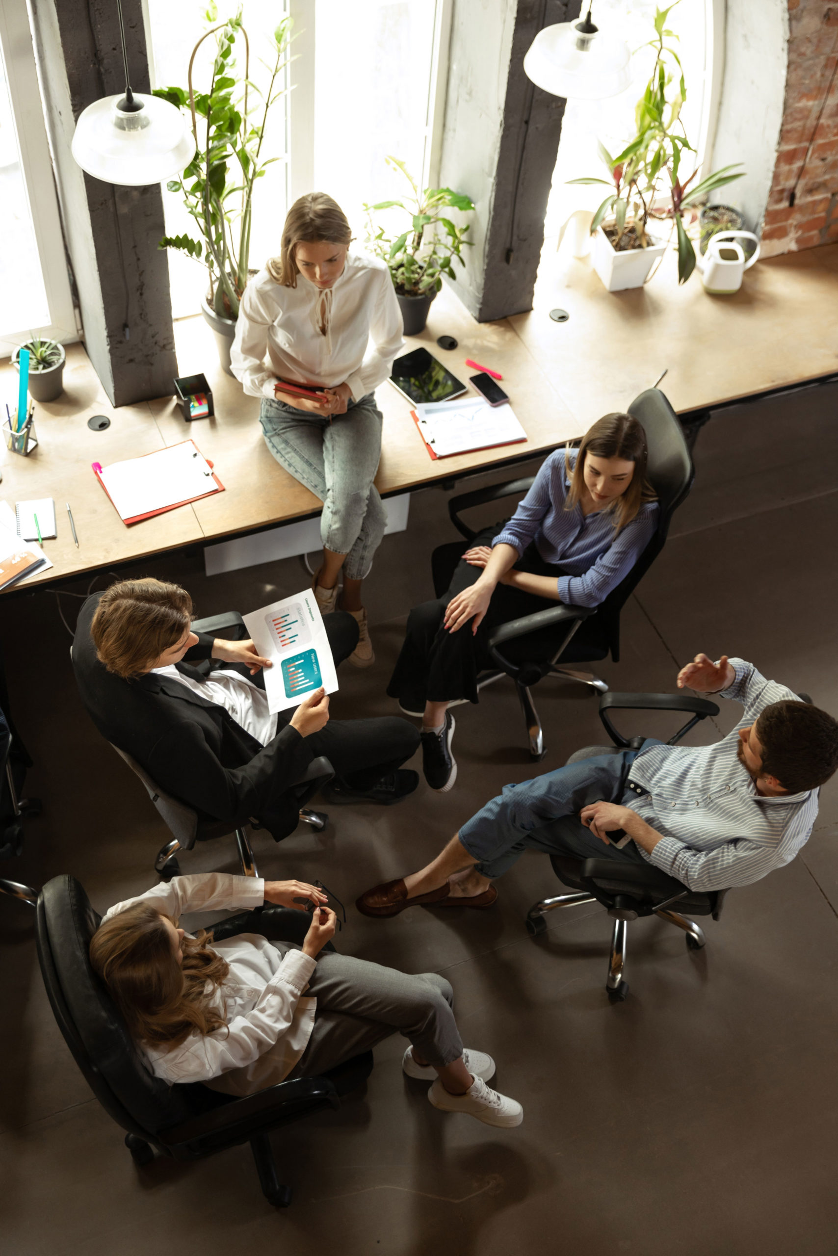 group-of-business-people-talking